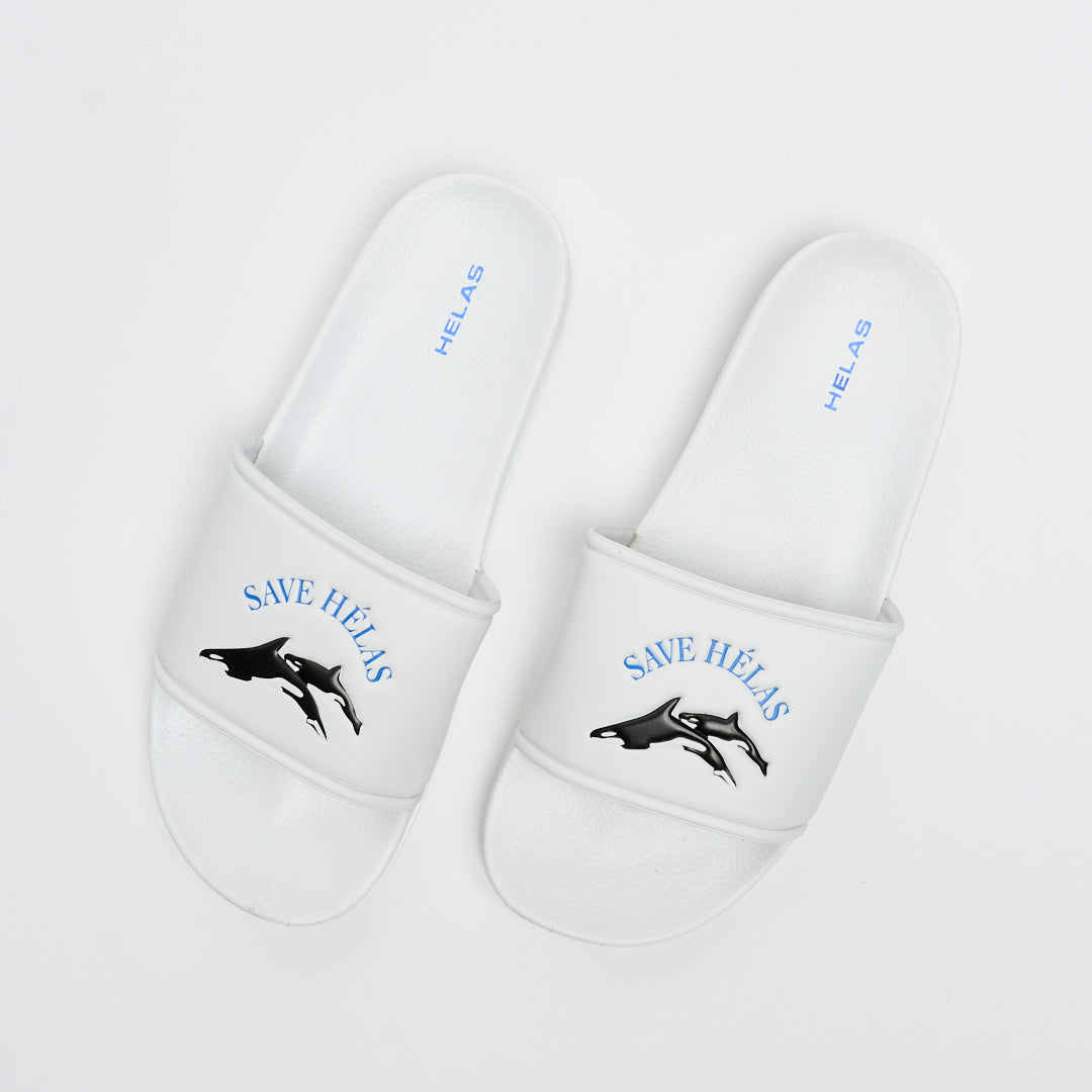 Hélas Cap Co - Save Helas Slides (White)