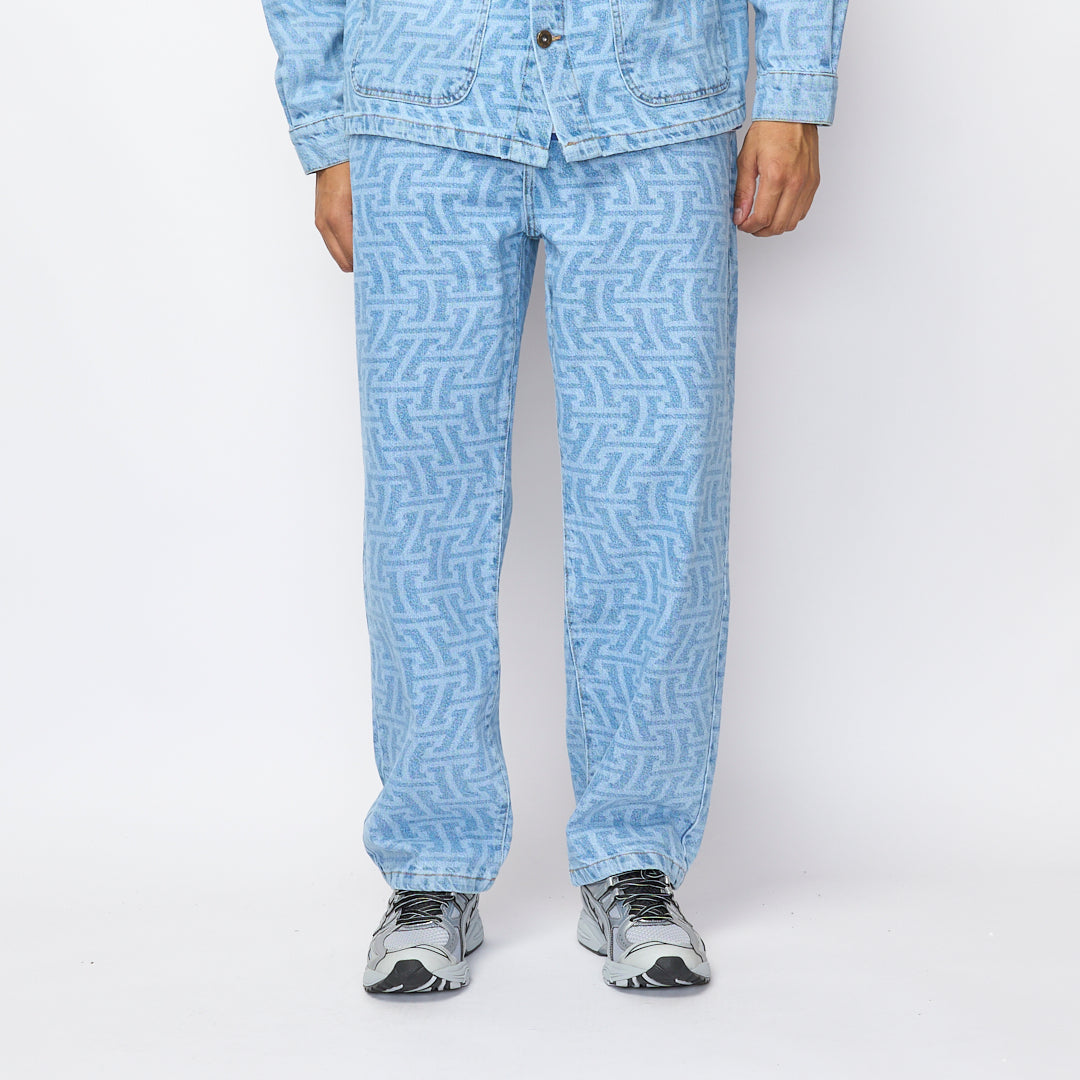 Hélas Cap Co - Wave Denim Pant (Light Blue)