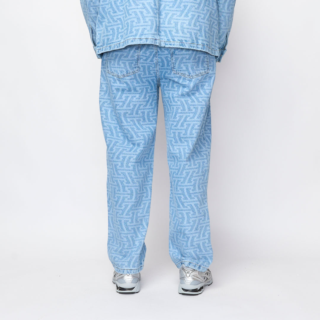 Hélas Cap Co - Wave Denim Pant (Light Blue)