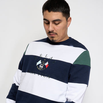 Hélas Cap Co x Nautica - Crewneck (Navy/White)