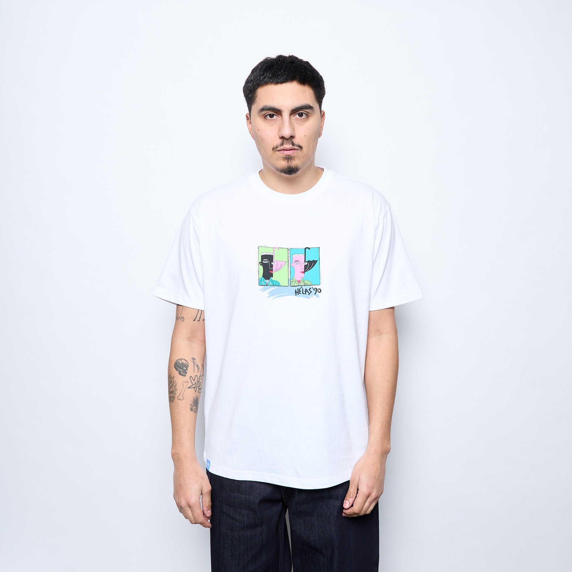 Hélas Caps Co - 90 Tee (White)