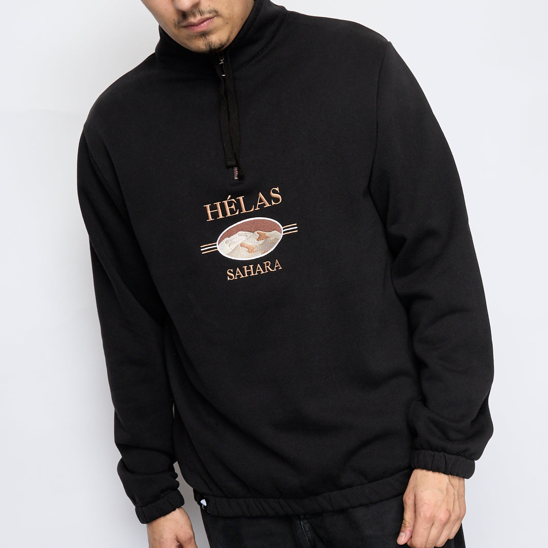 Hélas Caps Co - Sahara Quarter Zip (Black)