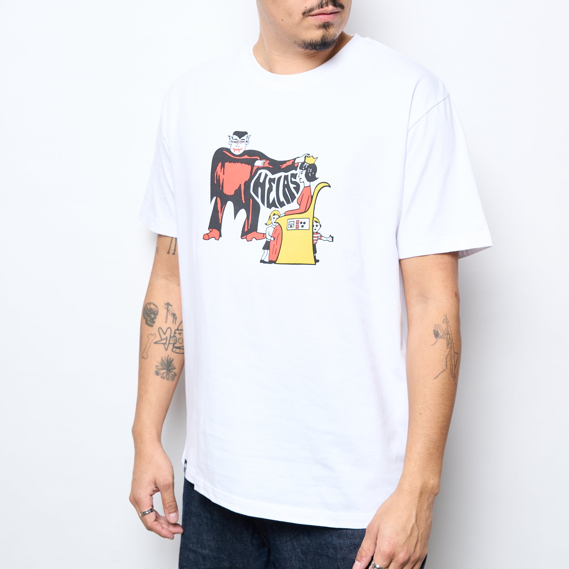 Hélas - Vampire Tee  (White)