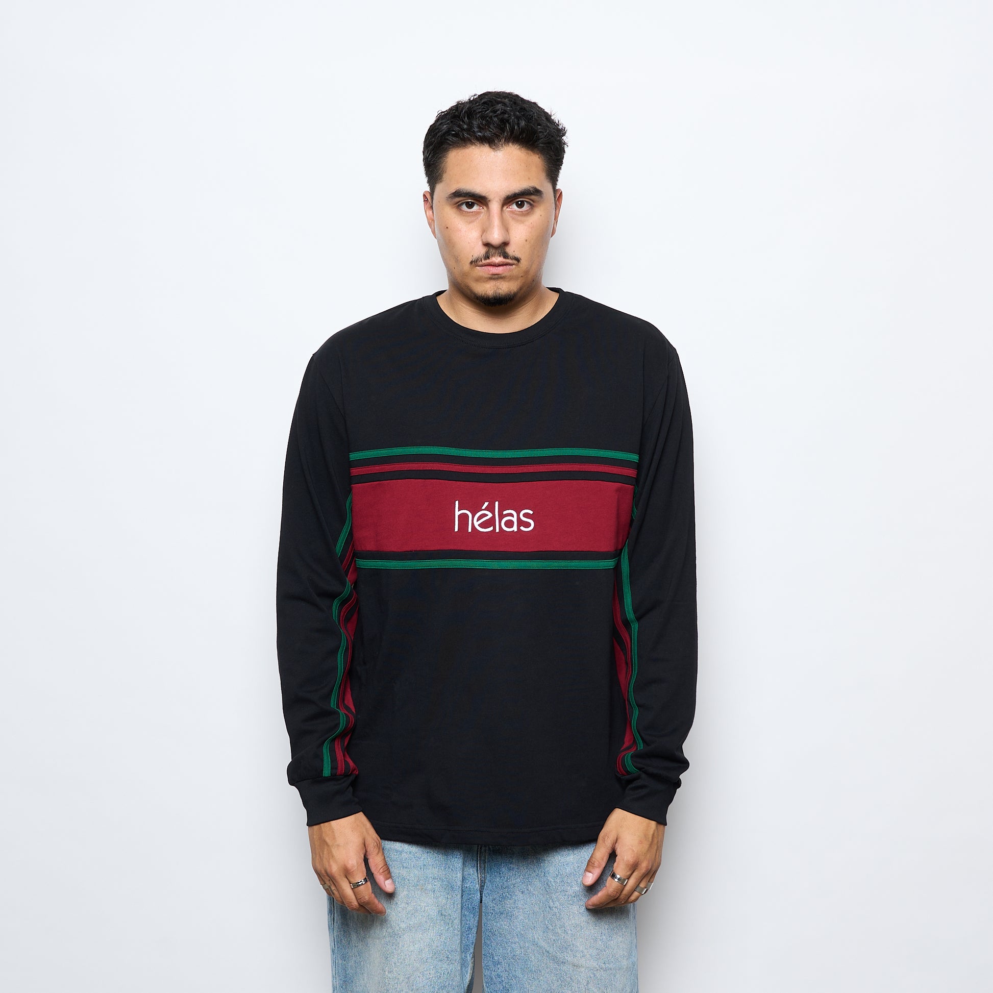 Helas Caps Co - Clint LS Tee (Black)