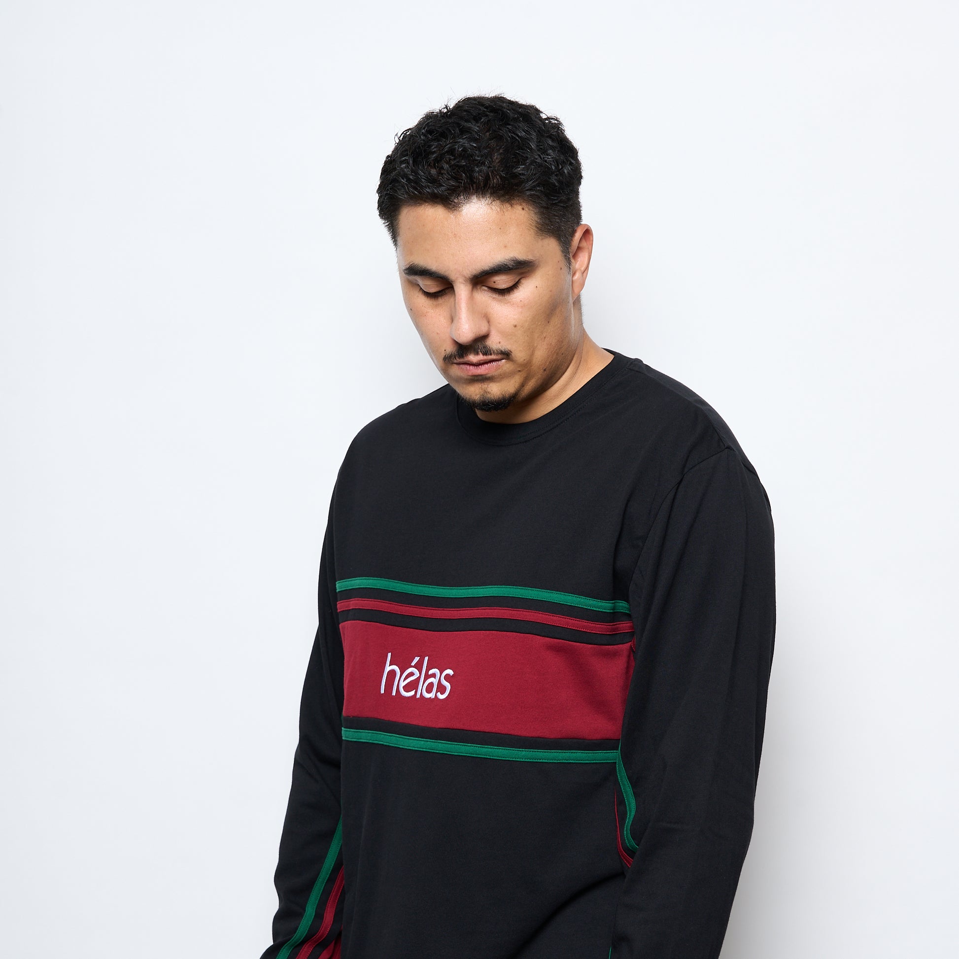 Helas Caps Co - Clint LS Tee (Black)
