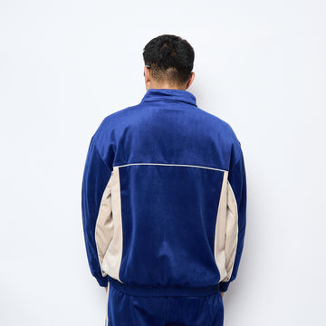 Helas Caps Co - Donny Tracksuit Jacket (Navy/Beige)