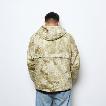 Helas Caps Co - Tie Camo Hooded Quarter Zip Jacket (Beige)