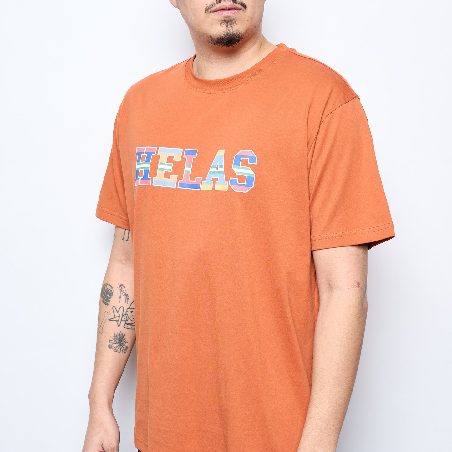 Hélas Caps Co - Drapeau Tee (Brown)