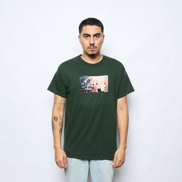 Hockey Skateboards - DJ Baghead Tee (Forest)