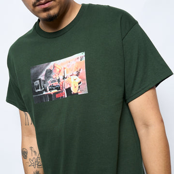 Hockey Skateboards - DJ Baghead Tee (Forest)