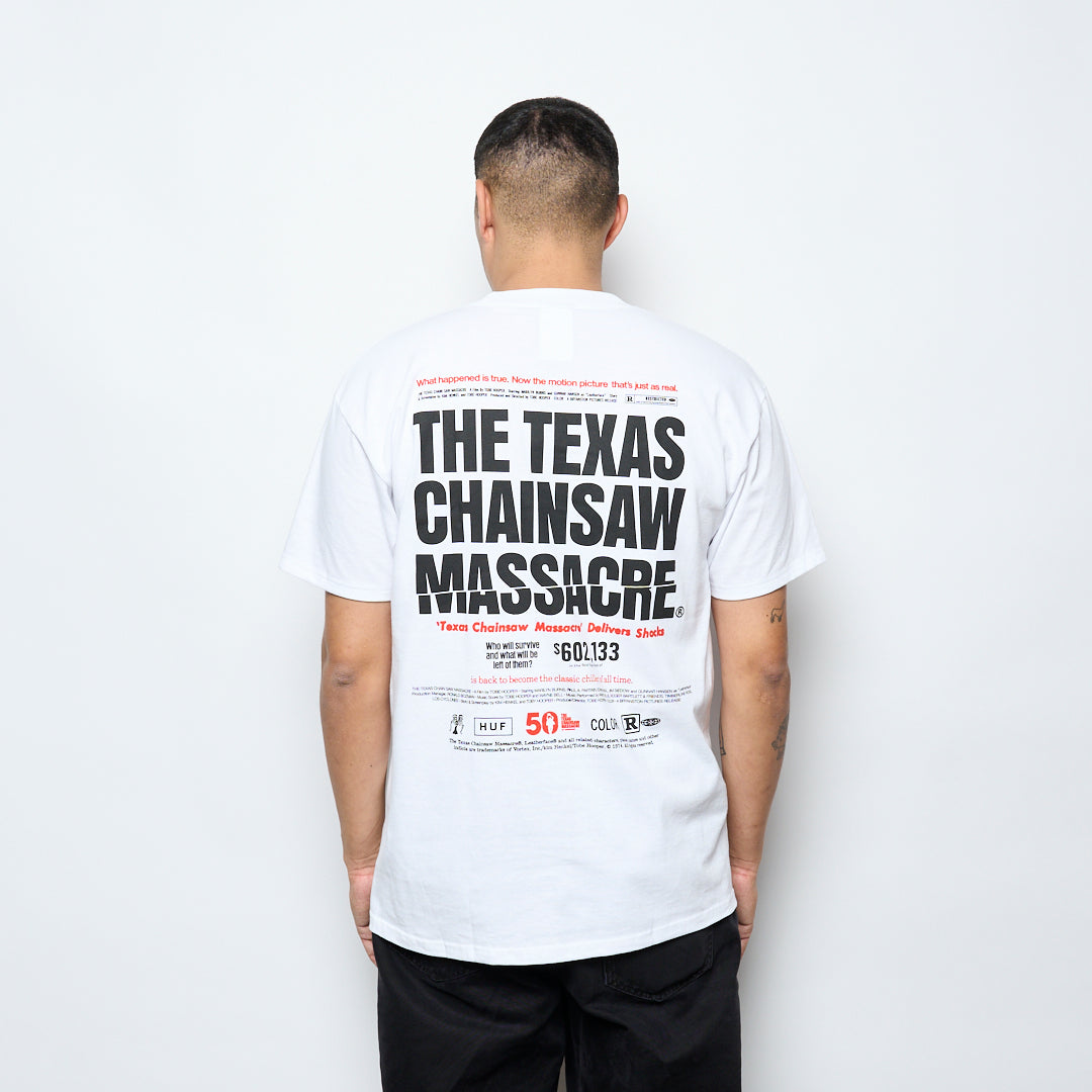 Huf x Texas Chainsaw Massacre - Box Office SS Tee (White)