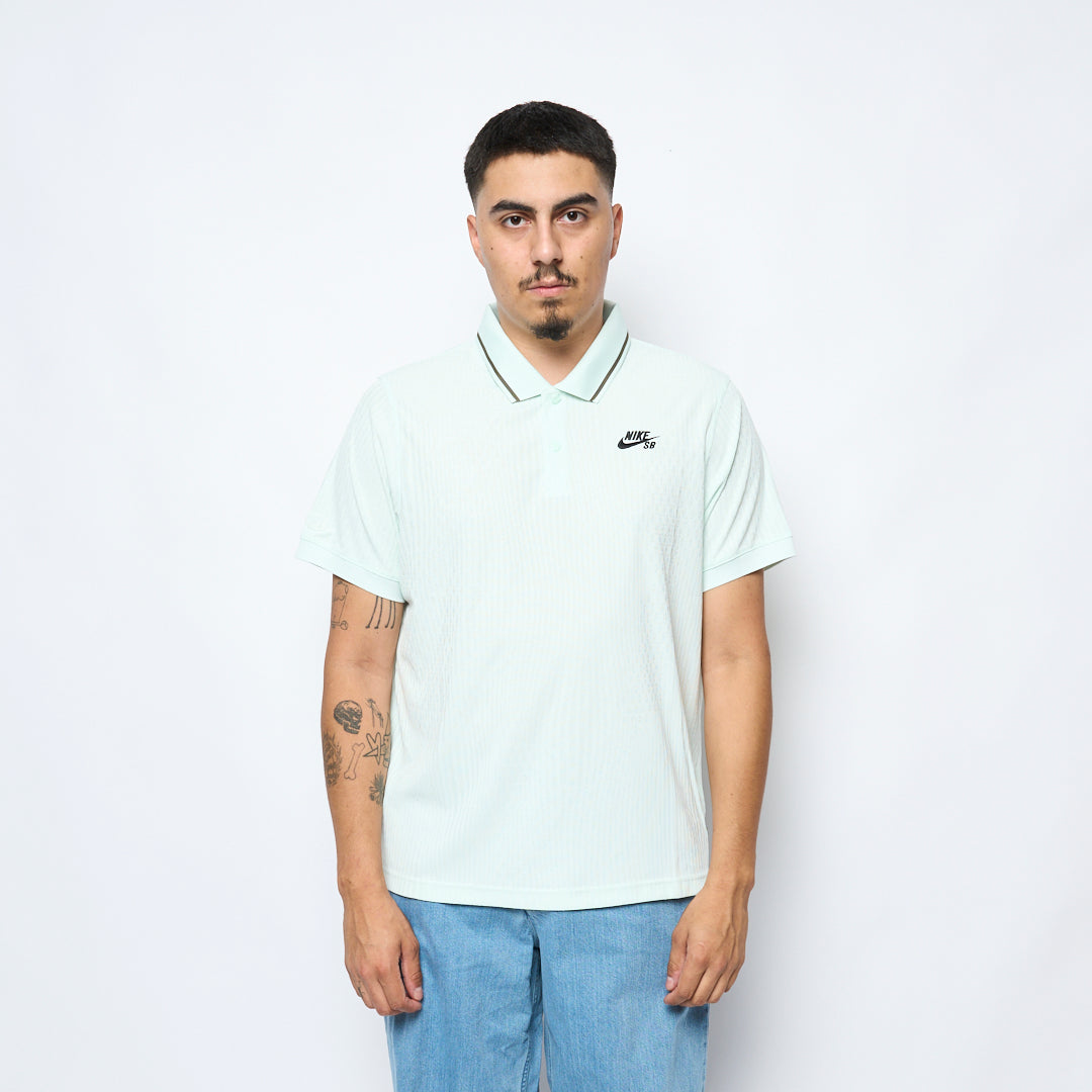 Nike SB Federation Olympics Agnostic Dri -Fit Skate Polo (Barely Green)