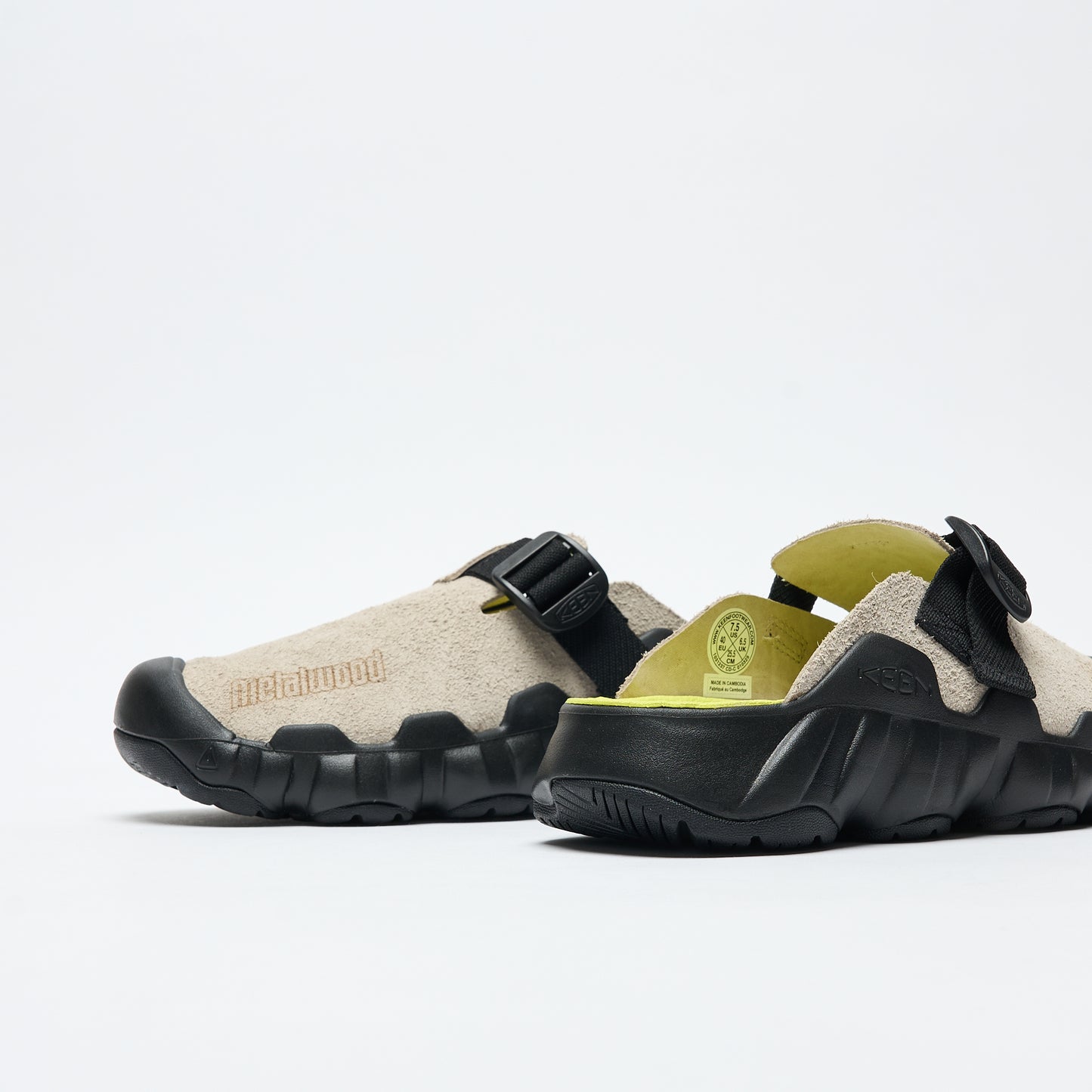 Metalwood Studio x Keen - Hyperport Clog (Plaza Taupe/Black)