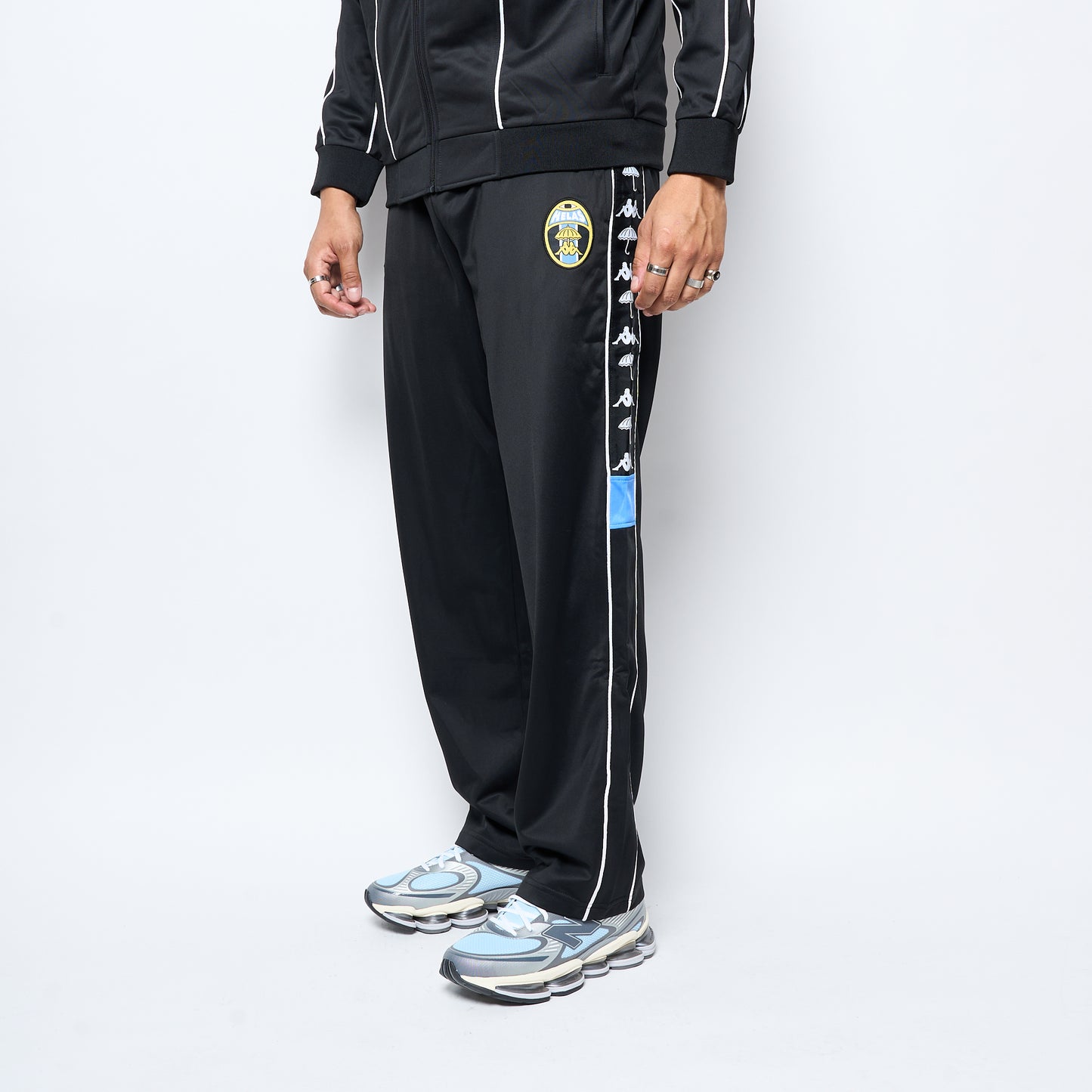 Kappa x Hélas Caps Co - Tracksuits Pants (Black)
