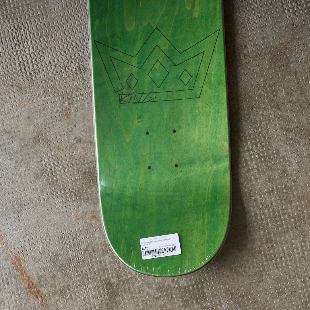 King Skateboards - Apple Head TJ Tyshawn (Black) 8.18
