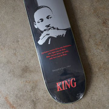 King Skateboards - Strength To Love (Black/White) 8.25