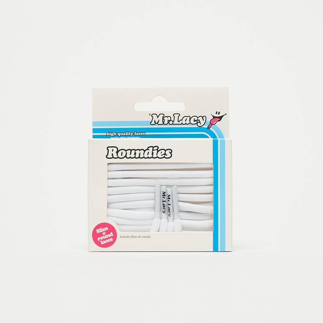 Lacets - Mr. Lacy - Roundies Laces (White)