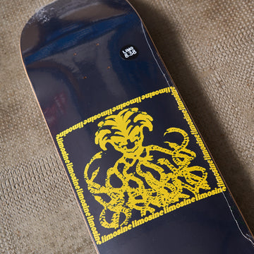 Limosine Skateboards Snake Pit Slick Blue Deck 8.38