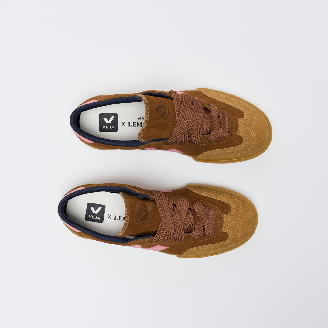 Make My Lemonade x Veja - Women Volley OT (Cognac/Pink)