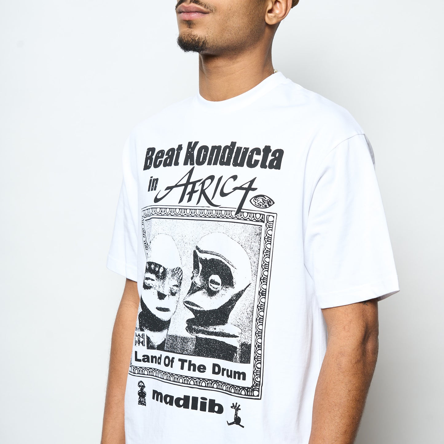 Madlib x Butter Goods- Africa Tee (White)
