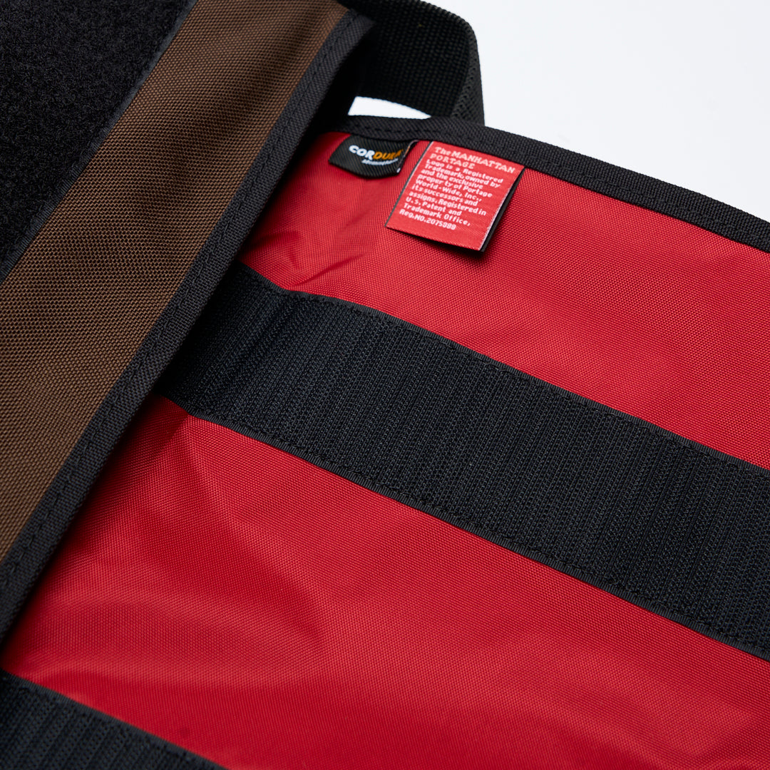 Manhattan Portage - Vintage Messenger Bag (Dark Brown) (S)
