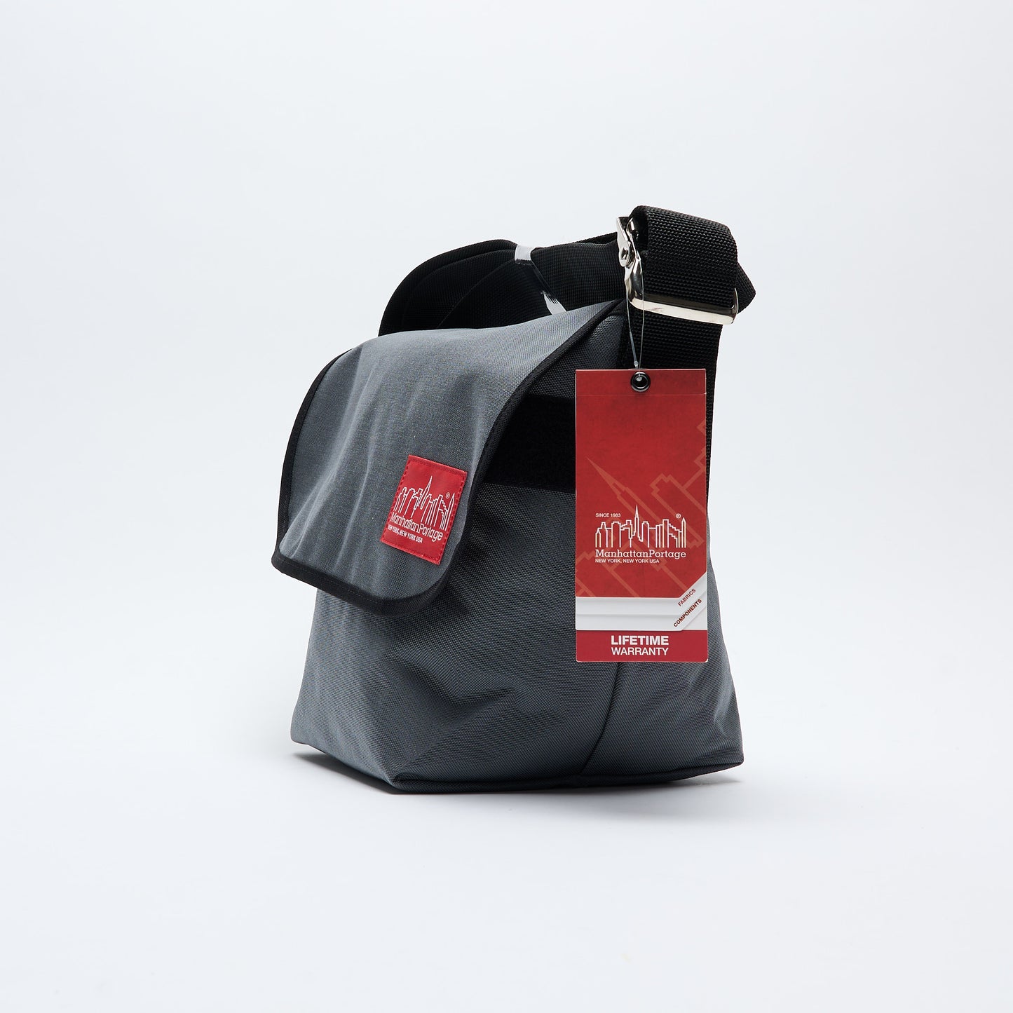 Manhattan Portage - Vintage Messenger Bag Small (Gray)