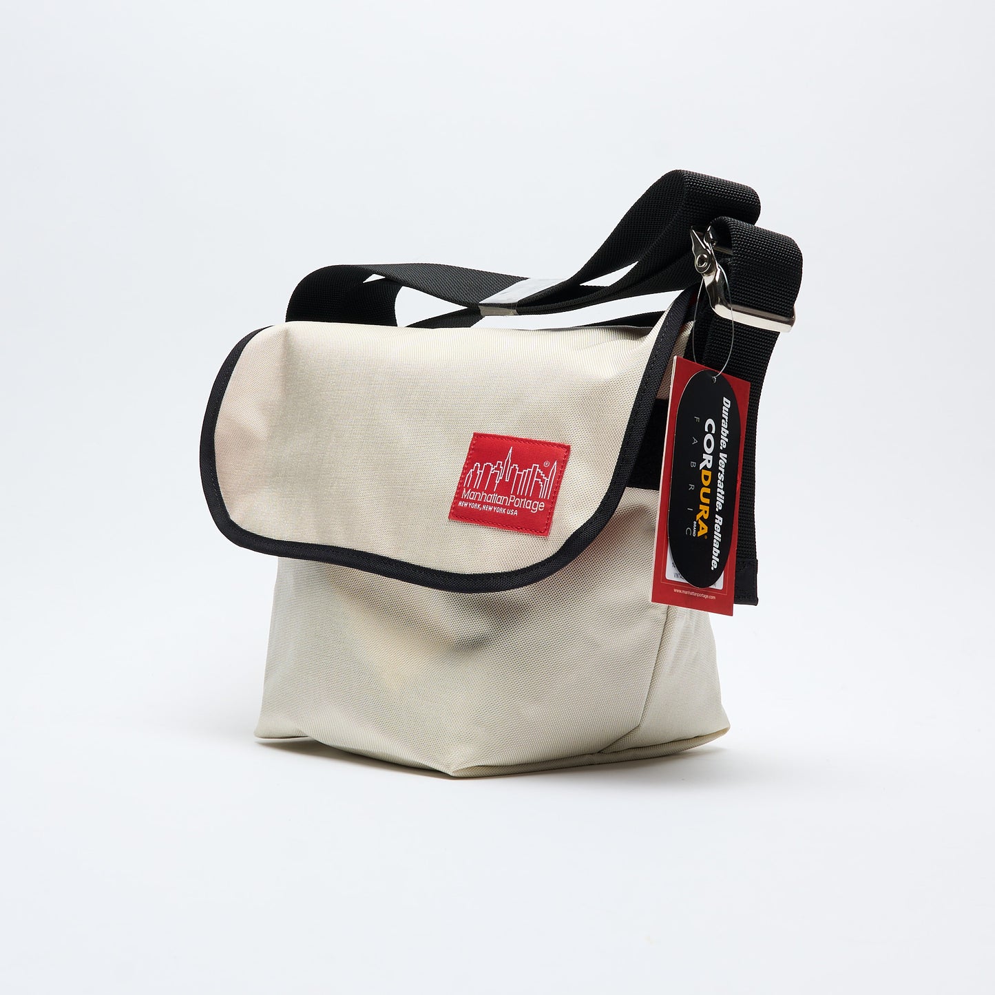 Manhattan Portage - Vintage Messenger Bag Small (Ivory)