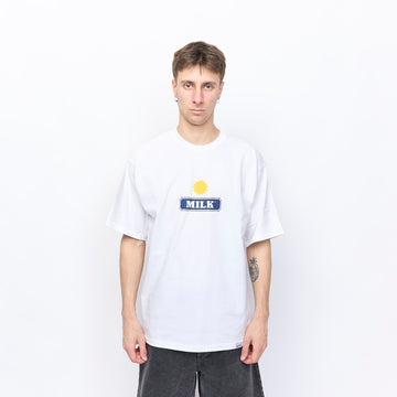 Milk - Milkard Tee (White/Yellow/Blue)