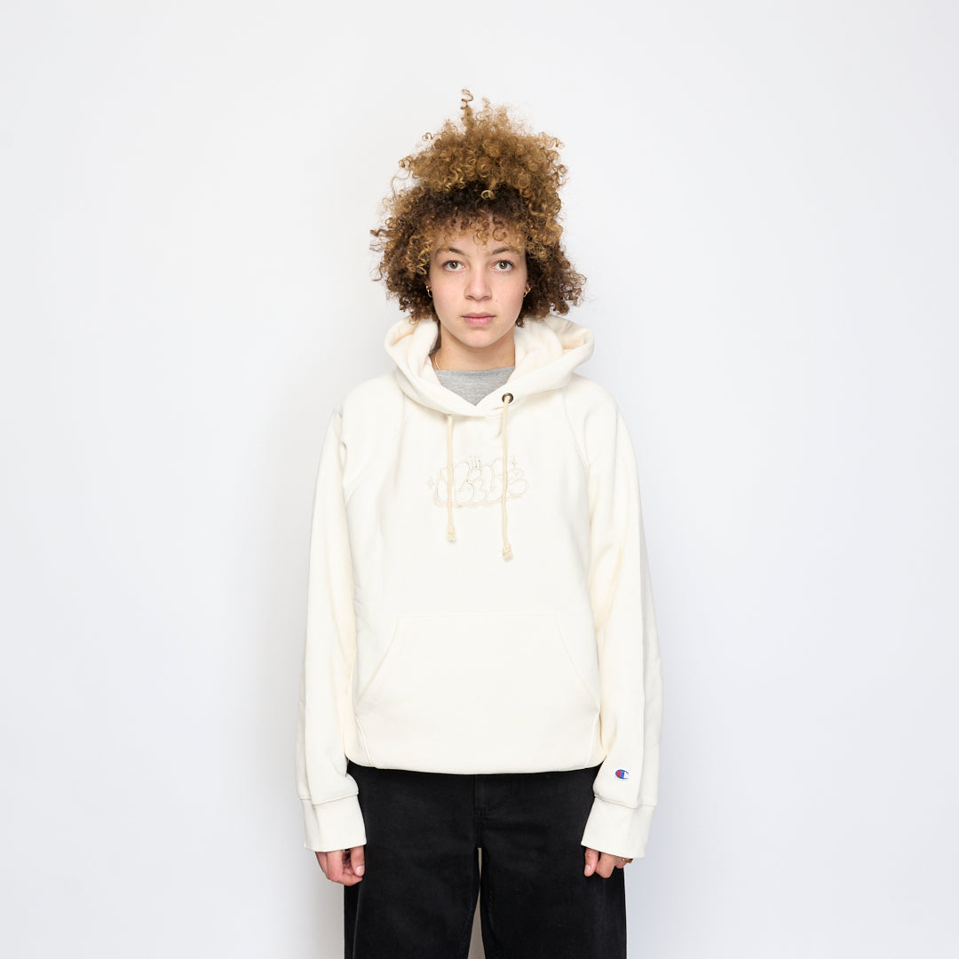 Milk x Champion - RW Bubble Hoodie Women (Cream)