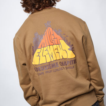 Millet x Element MXE Hit The Top Crewneck Beige
