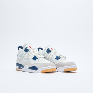 Nike SB - Air Jordan 4 (Summit White/White Navy-Neutral Grey)