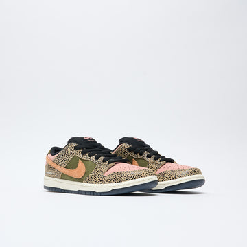 Arts & Rec x Nike SB - Dunk Low Pro QS (Khaki/Amber Brown-Rough Green-Rust Pink)
