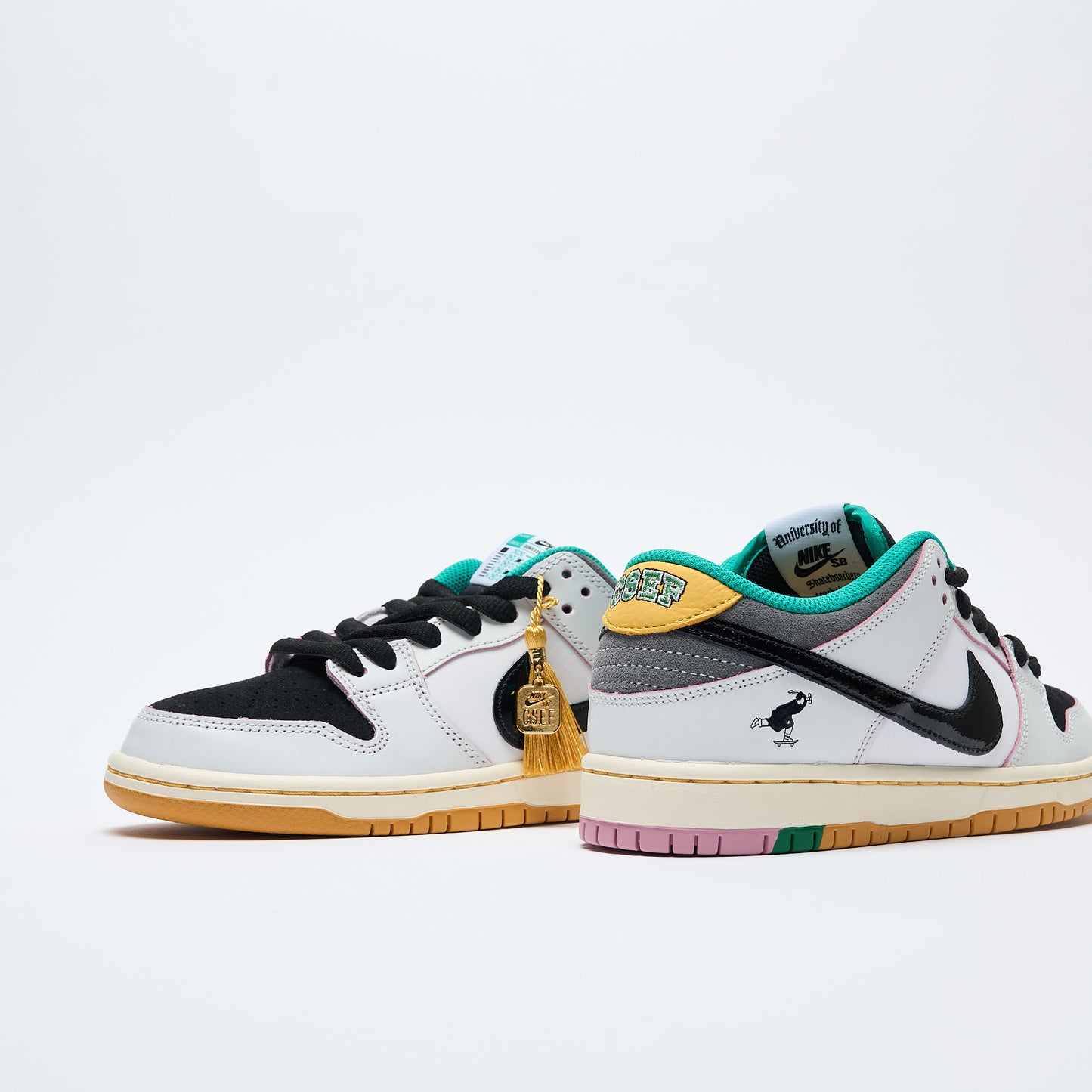 Nike SB - Dunk low Pro QS CSEF (Summit White/Black-White)