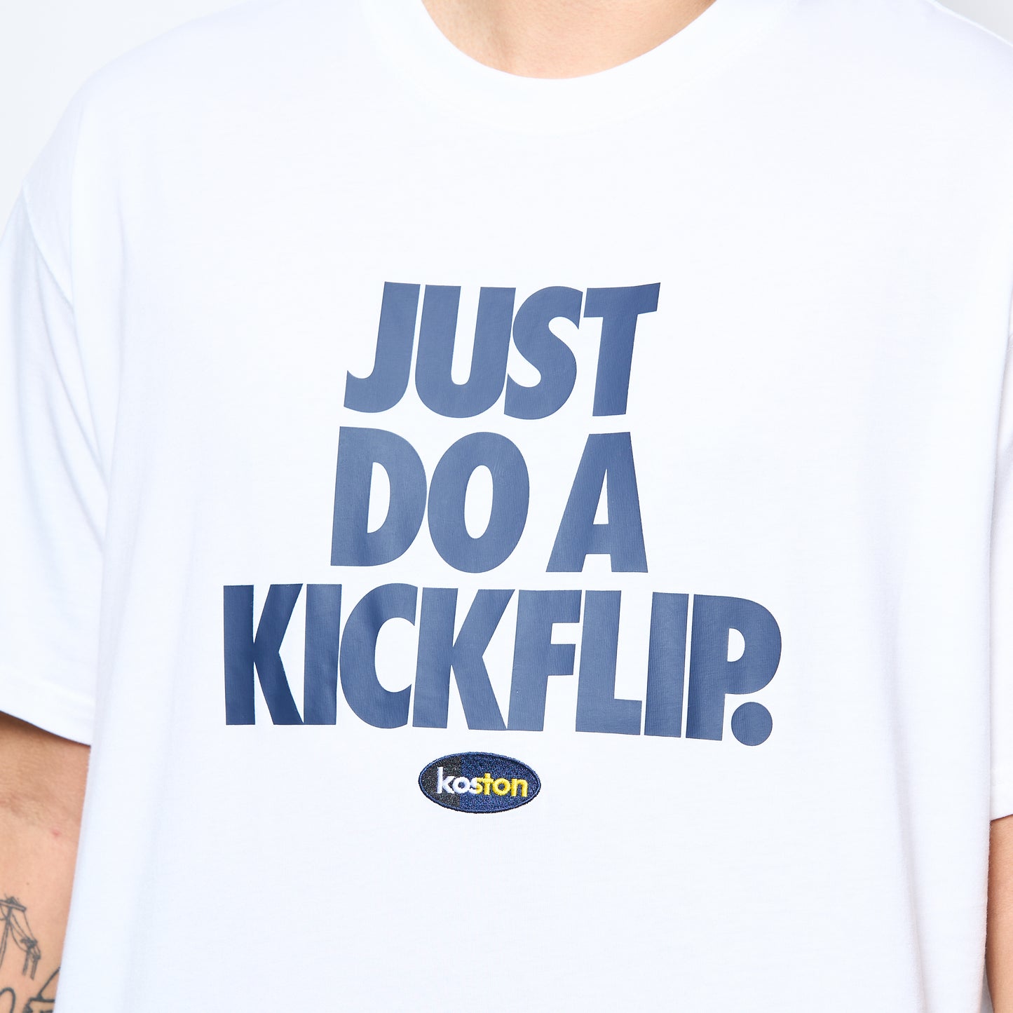 Nike SB - M90 Tee Koston (White) "Just do a Kickflip"