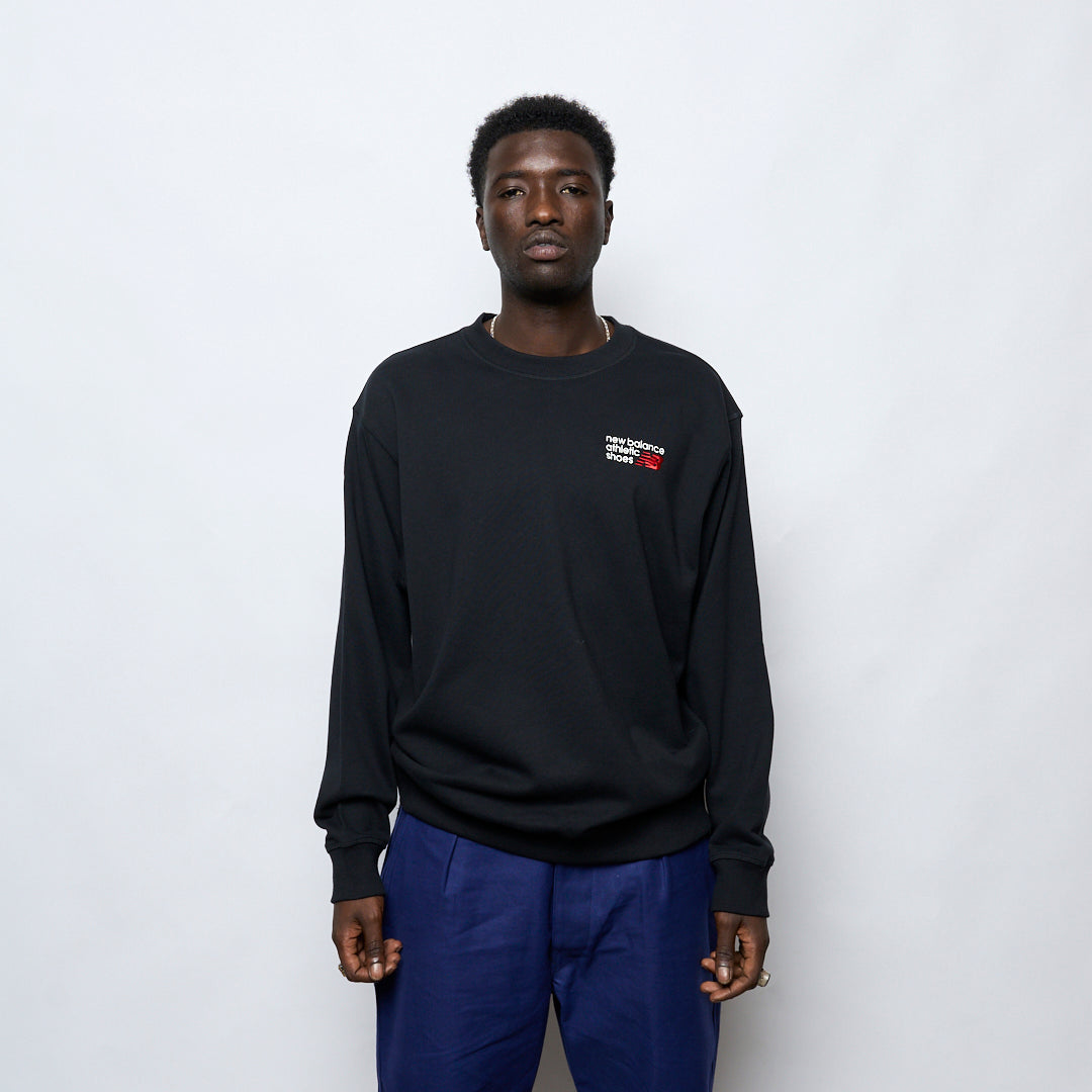New Balance - Athletics Premium Logo Crew (Black)