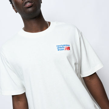 New Balance - Athletics Premium Logo T-Shirts (White)
