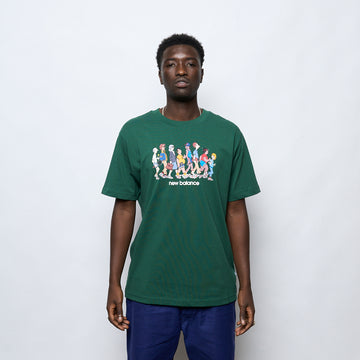 New Balance - Athletics Relaxed Archive Walk T-Shirt (Green)