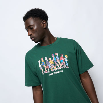 New Balance - Athletics Relaxed Archive Walk T-Shirt (Green)