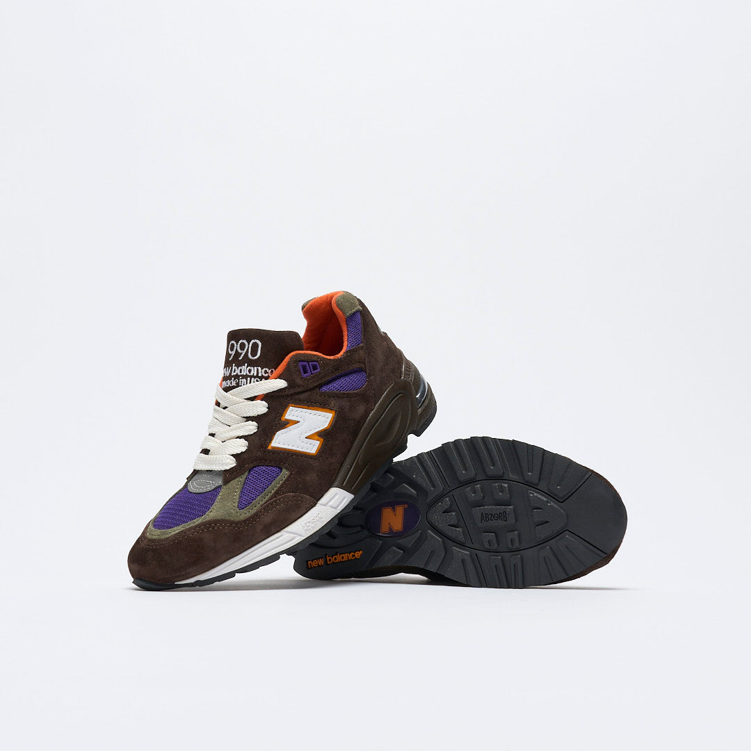 New Balance - MR 990 V2 BR2 Made In USA (Brown/Purple)