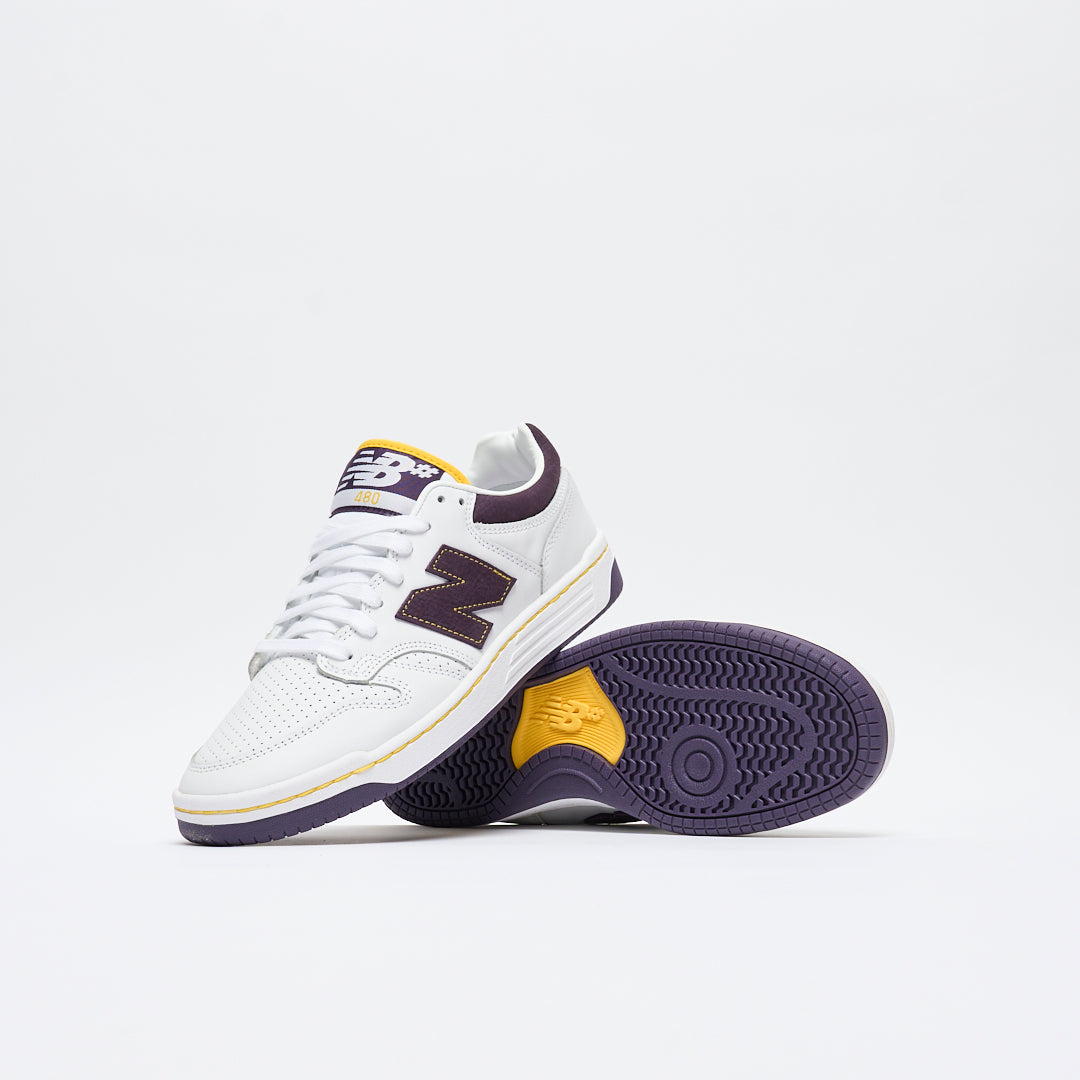 New Balance Numeric - NM 480 PST "80's Pack" (White/Purple)