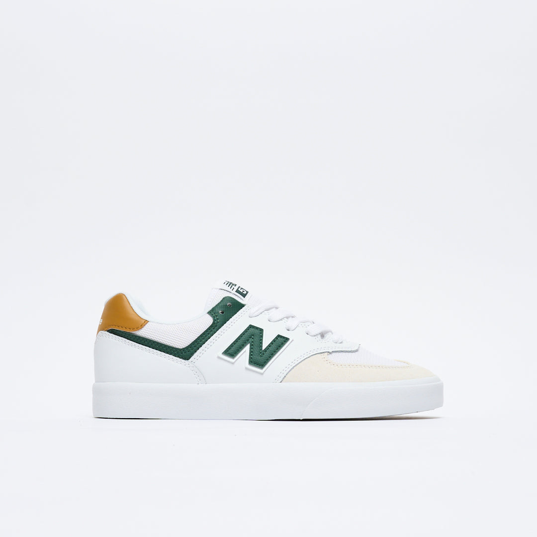 New Balance Numeric - NM 574 VRP (White/Night Watch Green)