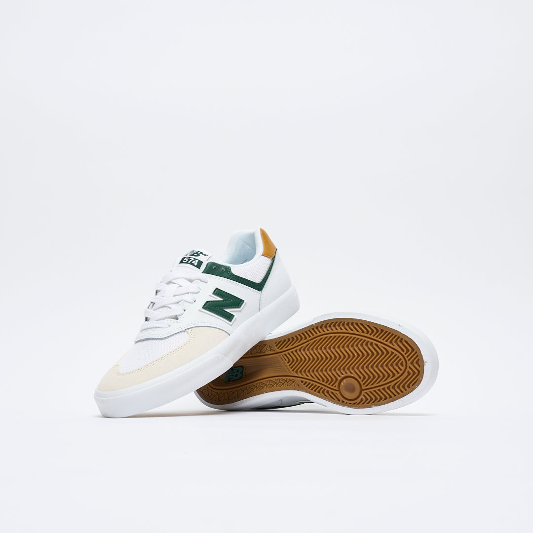 New Balance Numeric - NM 574 VRP (White/Night Watch Green)