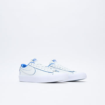 Nike SB - Blazer Low Pro GT Premium (Summit White/Game Royal)