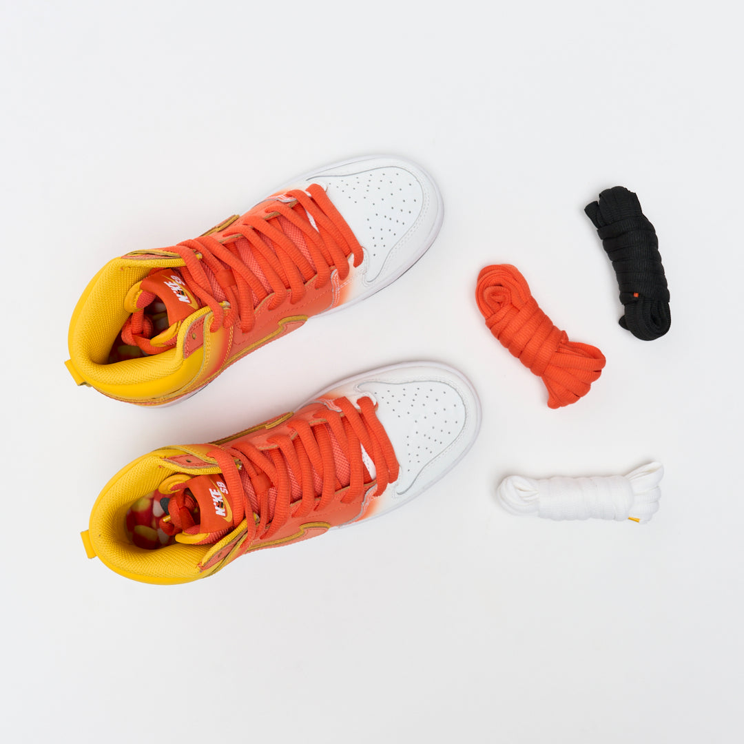 Nike SB - Dunk High Pro (Amarillo/Orange-White-Black)