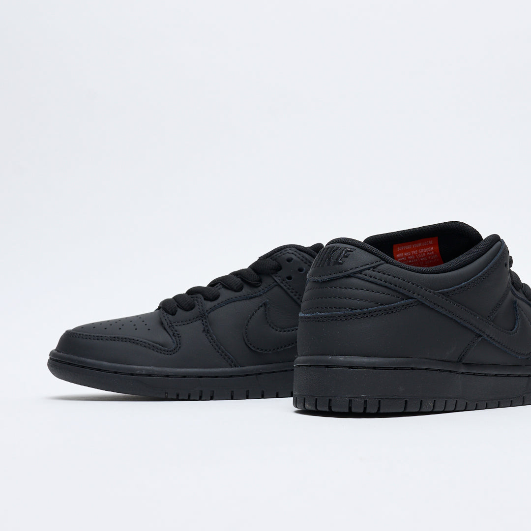 Nike SB - Dunk Low Pro ISO "Orange Label" (Black/Black-Black)