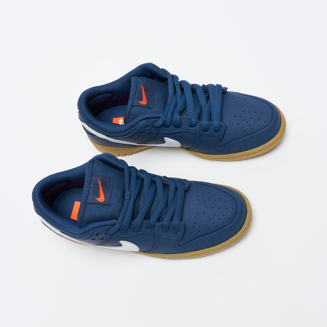 Nike SB - Dunk Low Pro (Navy/White-Navy-Gum Light Brown)