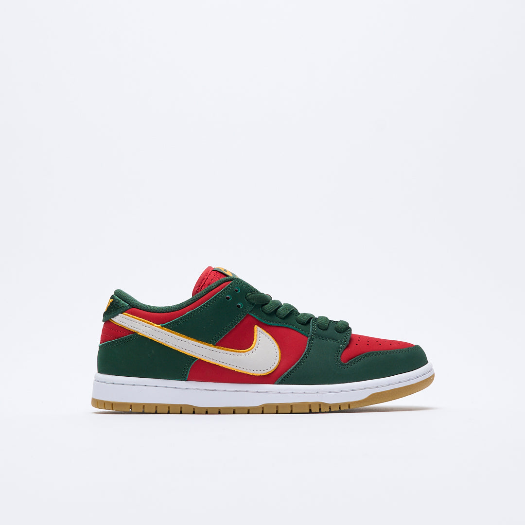 Nike SB - Dunk low Pro Premium (Fir/White-University gold-fire red)