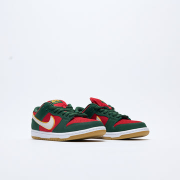 Nike SB - Dunk low Pro Premium (Fir/White-University gold-fire red)