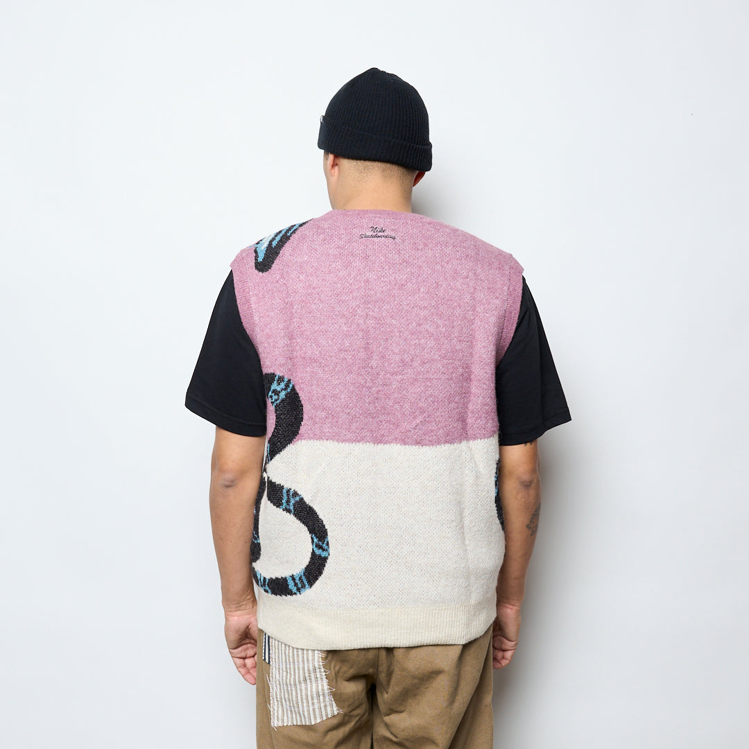 Nike SB - SL Sweater Vest Snake (Plum Dust/Lt Orewood)