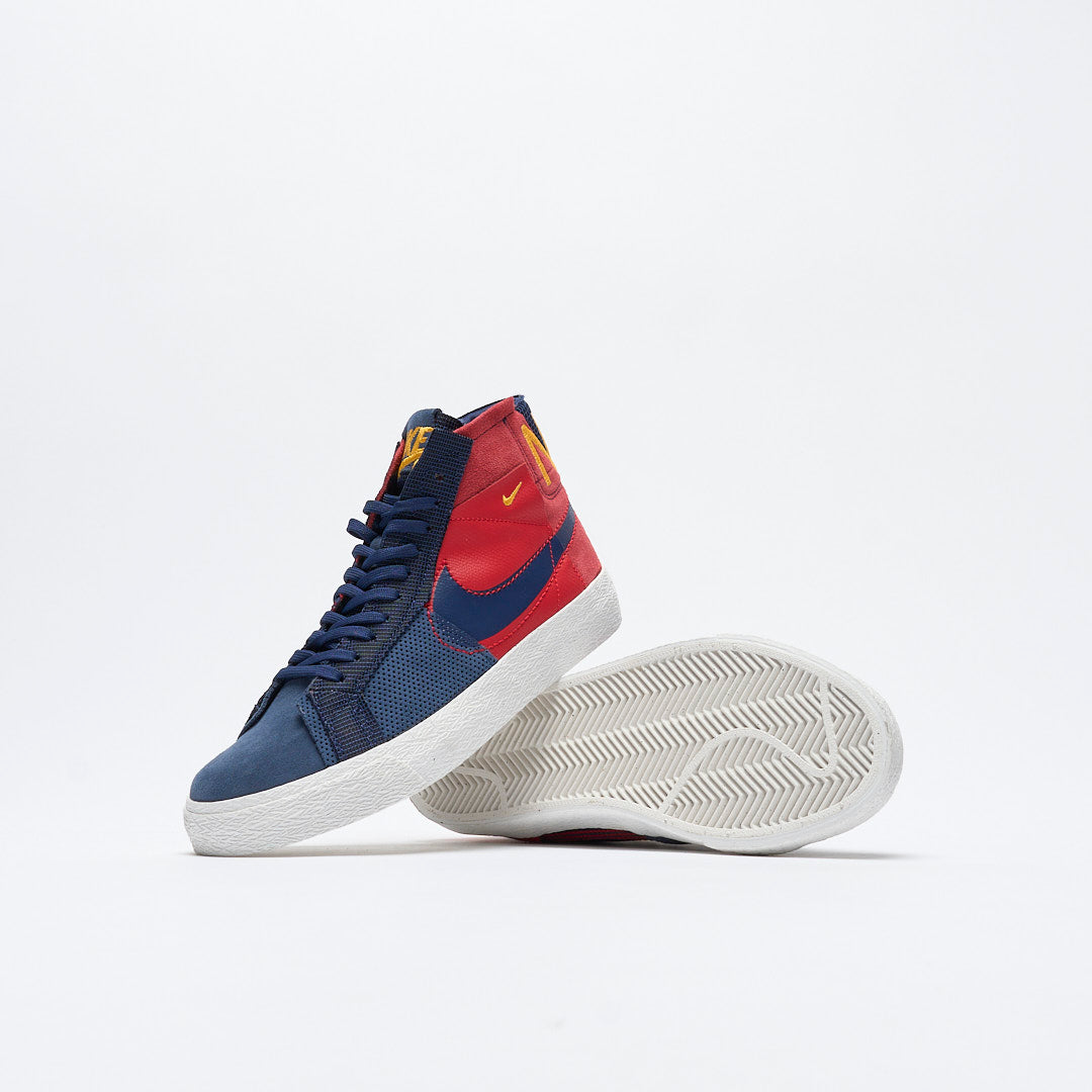 Nike SB - Zoom Blazer Mid Premium (University Red/Midnight Navy)